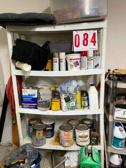Collection of Household Liquids and Paints
