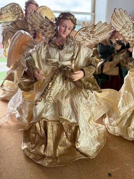 Collection of Decorative Angel Figures