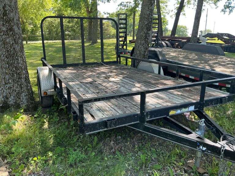 Utility Trailer 7' x 12'   8" Rail    48" Ramps image