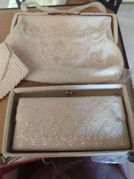 Group of Three Beaded Purses