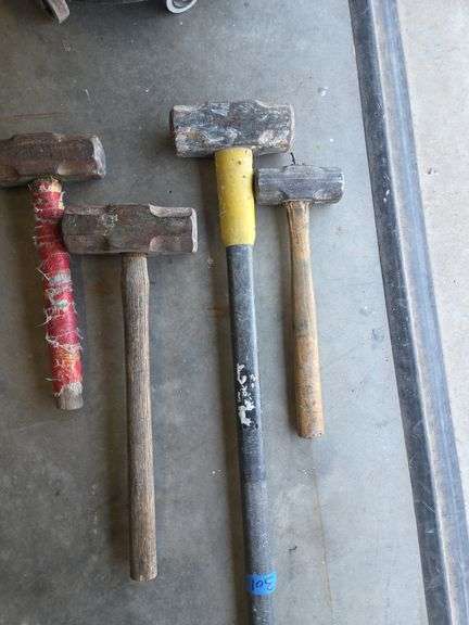 Group of Four Sledgehammers