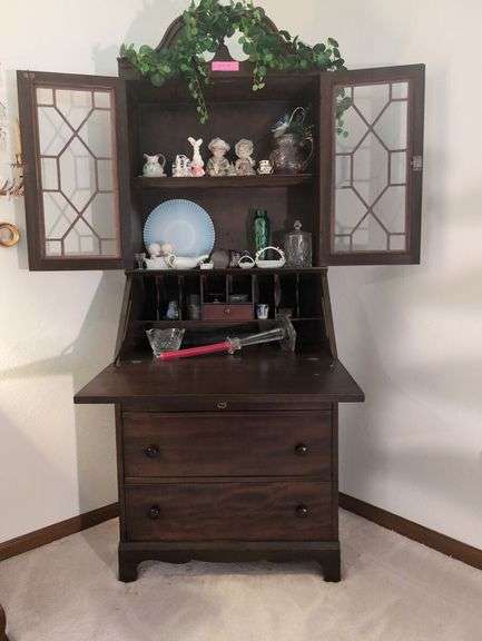 Secretary Desk with Contents
