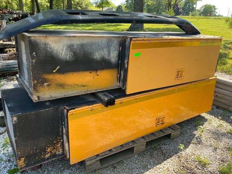 Two Metal Tool Boxes off of School Bus image