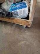 Moving Cart with Straps, Concrete, Grout