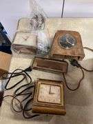 Assorted Electric Clocks and Clock Parts