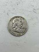 1950-1963 Franklin Half Dollars - Lot of 5