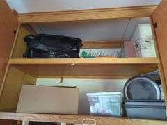 Collection of Kitchen Storage Containers, Jars, and Baking Pans
