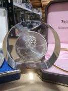 Kirk Pewter Necklace, 1973 Canadian Dollar Display, and Juicy Couture Bracelet