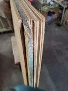 Plywood Sheets with rolling Cart