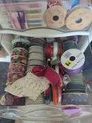 Craft supplies and CD collection