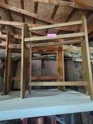 Set of Wooden Folding Luggage Racks