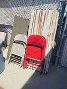 Folding Table and Chairs, sliding