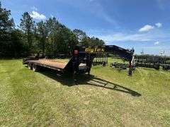 2019 BigTex 22GN-20BK+5MR Gooseneck Trailer, VIN: 16VGX2029L6020843, Salvage Title