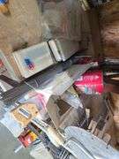 Mixed Lot of Hand Tools, Welding Rods, and Fasteners