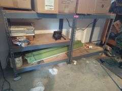 2 Metal Shelving Units