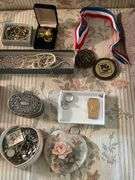 Costume Jewelry Collection with Rings, Necklaces, Earrings, and More