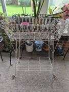 Assorted Plant Stands and Home Decor