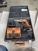 Ridgid 18V Hammer Drill Kit with Charger and Accessories