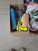Mixed Lot of Hardware, Fasteners, Tools, and Safety Gear