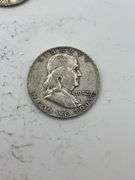 1950-1963 Franklin Half Dollars - Lot of 5