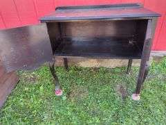 2 door server walnut