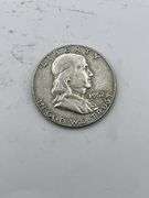 Collection of Five Franklin Half Dollars (1957-1962)