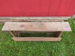 Primitive Wooden Crock Shelf