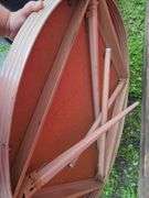 Two Assorted folding card tables