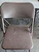Two Folding Card Table and Chair Sets