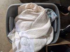 Assorted Textiles and Household Items