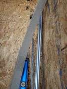 Building and Construction Tool Lot: Empire Level, Conduit, Measuring Stick, and More