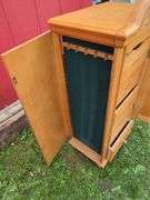 Wooden Jewelry Armoire Cabinet