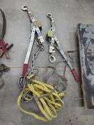 Lot of Ranch & Home Supply Come Alongs, Chains and Cables