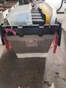 Lot of Plastic Storage Totes and Lids