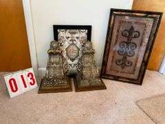 Framed Art and Decorative Wall Decor Set