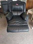Comfortable Black Leather Recliner