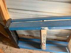 Two Aluminum Extension Ladders: Keller and Unbranded