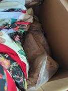 Fabric Lot with Quilt and Sewing Patterns