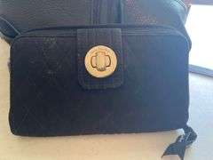 Black Handbag and Vera Bradley Wallet