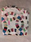 Handmade Wedding Ring Quilt