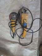 Two Dewalt Angle Grinders