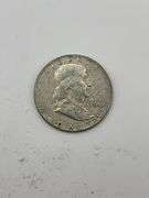 Group of Five Franklin Half Dollars