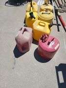 Assorted Gas and Fuel Cans