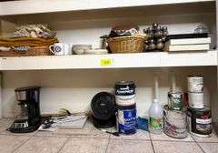 Household Items: Paint, Textiles, Utensils, Spice Rack, and More