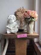Accent Table with Decorative Items
