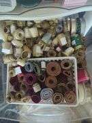 Craft supplies and CD collection