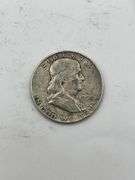Group of Five Franklin Half Dollars