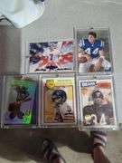 Football Trading Card Lot: Walter Payton, Jerry Rice, Dan Marino, Reggie Wayne and More