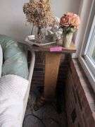 Accent Table with Decorative Items
