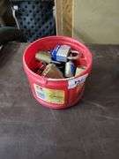 Bucket of Assorted Padlocks - Master Lock